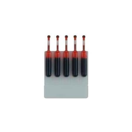 Shachihata. Xstamper Refill Ink, 0.17 fl. oz. Cartridge, Red, 5/Pack 22011